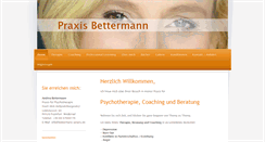 Desktop Screenshot of bettermann-praxis.de