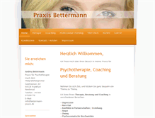 Tablet Screenshot of bettermann-praxis.de